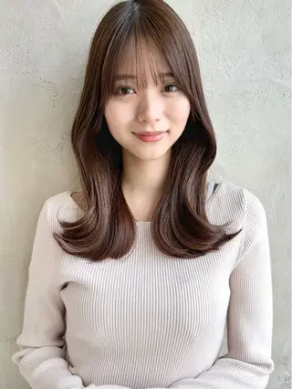 セミロング 新宿/レイヤー/ amu🫧のヘアスタイル