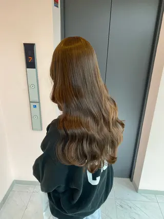 カラー 楓🦋韓国系レイヤー / 透明感カラー🤍のヘアスタイル