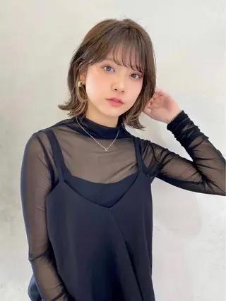 ミディアム ボブ指名No.1🌞 オガタのヘアスタイル