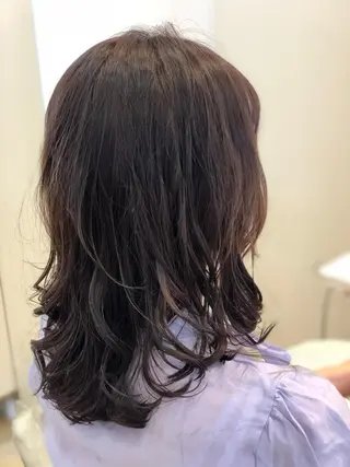 ロング パーマ ダメージレス 桧山店長のヘアスタイル
