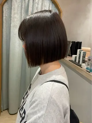 ショート オリーブベージュ/シ ョートボブたまき🧡のヘアスタイル