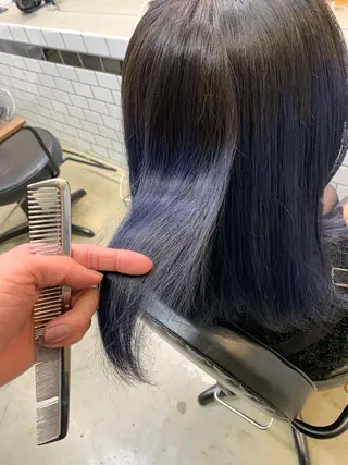 ミディアム カラー トップ スタイリストのヘアスタイル