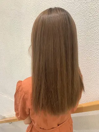ロング カラー 渡部 恭子のヘアスタイル