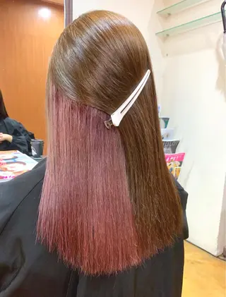 セミロング カラー 韓国レイヤーカット★ 小林大樹のヘアスタイル