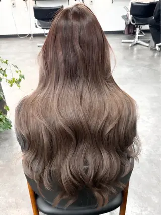 ロング カラー ハイライト/レイヤー 河原町/Manatoのヘアスタイル