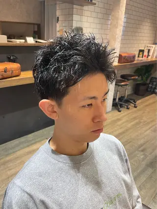 ショート メンズ Brush Up所属・田中 識啓のヘアスタイル