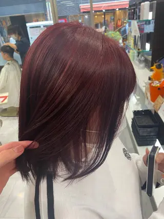 ミディアム カラー ヘアアレンジ 目黒 碧人のヘアスタイル