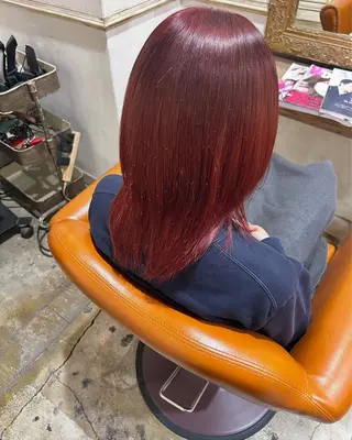 セミロング 樋富 優香のヘアスタイル