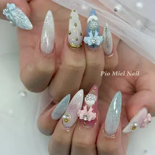 ネイル HANA 長さだしのネイルデザイン