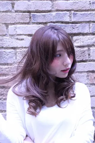 セミロング ロング カラー 縮毛矯正×髪質改善 店長　DAITOのヘアスタイル