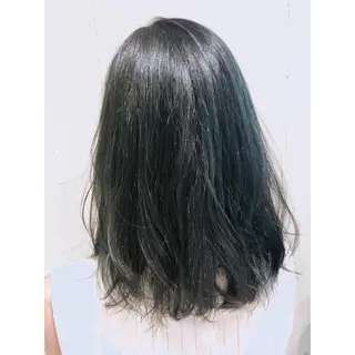 ミディアム カラー パーマ ヘアアレンジ 【ツヤ髪美容師】 ツダケイスケのヘアスタイル