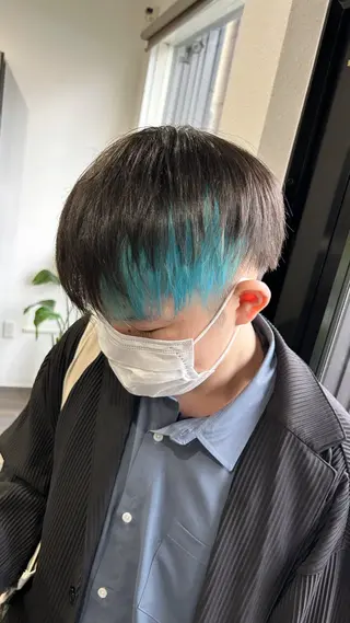 ショート カラー メンズ Taisei/ ブリーチモデル様募集のヘアスタイル