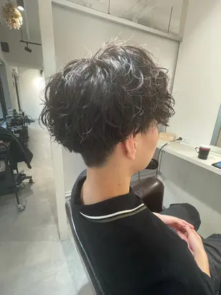 ショート パーマ メンズ 川崎メンズパーマ特化 根本涼太のヘアスタイル