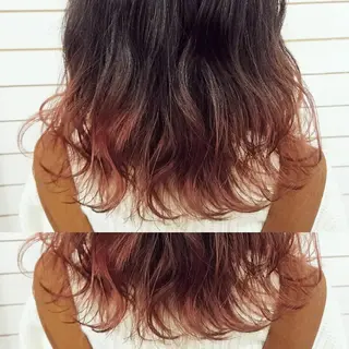 セミロング 今中 小百合のヘアスタイル