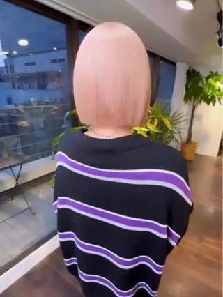 ショート カラー 🧡色落ちまで2度綺 麗なカラー🧡ヨシキのヘアスタイル