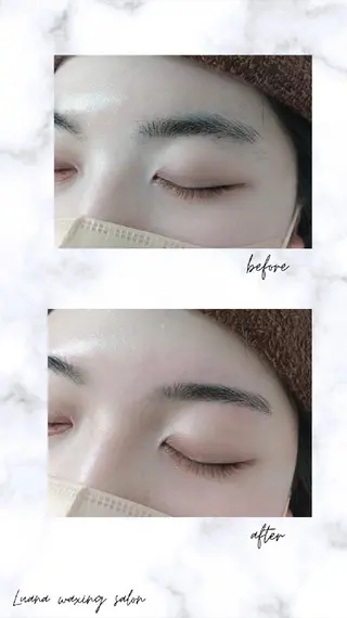 アイブロウ Luana wax 🐚根本のエステ・リラクイメージ