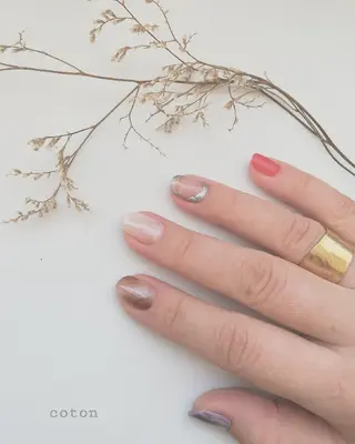 ネイル 🥀ネイルサロン cotonコトン🥀のネイルデザイン