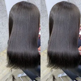 セミロング 髪質改善/浅沼 亮のヘアスタイル