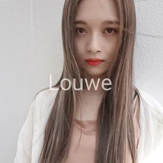 ロング カラー レイヤー べージュ 白石研太のヘアスタイル
