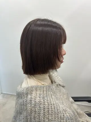 ショート カラー レイヤー/ナチュラル 💐nao.のヘアスタイル