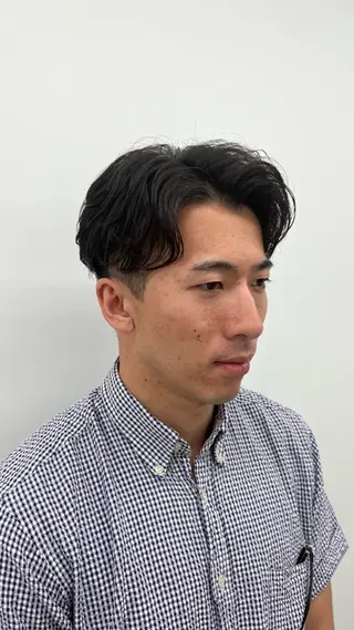 ショート パーマ メンズ 🏆メンズヘア特化 🥇代表りんぺーのヘアスタイル