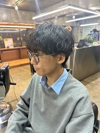 パーマ メンズ 松田 潤平／メンズ特化のヘアスタイル