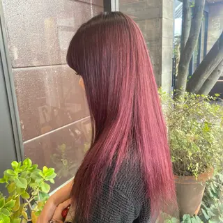 ロング カラー ゆうこ 🩷🩶のヘアスタイル