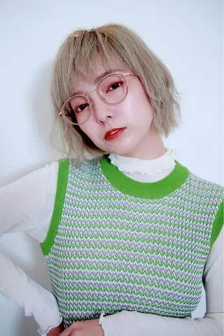 ショート カラー 髪質改善/ハイライト 小林秀樹のヘアスタイル