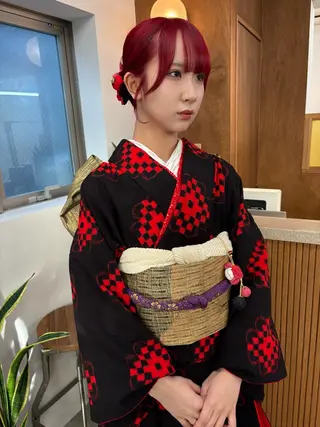 ロング ヘアアレンジ 透明感・艶カラー/ 坂田友梨奈のヘアスタイル