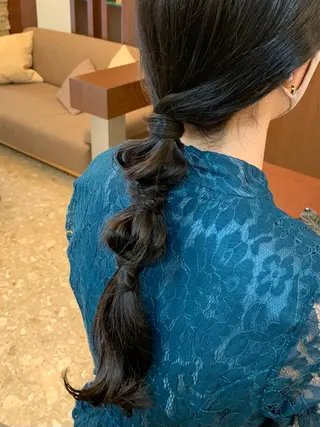 ロング ヘアアレンジ 三ツ井凌 【ヘアケアサロン】のヘアスタイル