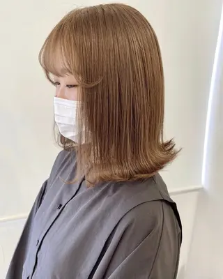 ミディアム ParveMix / 横谷 日菜子 ❤︎のヘアスタイル