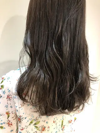 セミロング カラー scene. haraのヘアスタイル