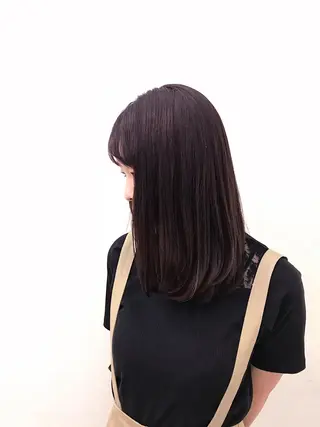 セミロング カラー ブリーチカラー/ 岩破瑞希のヘアスタイル