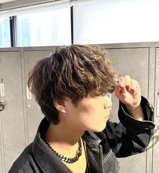 ショート パーマ メンズパーマ職人 パーマ🔥ritaのヘアスタイル