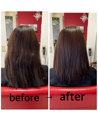 ミディアム ルーチェ【luce】ヘアリゾート宝塚歌劇前店所属・岸本 友子のヘアスタイル