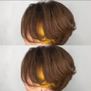 ショート カラー 美容室 HAKUAのヘアスタイル