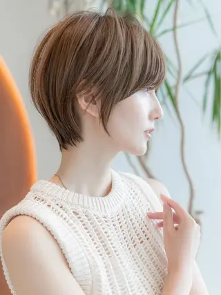ショート カラー 🉐レイヤー/塩見 弘樹🉐渋谷のヘアスタイル