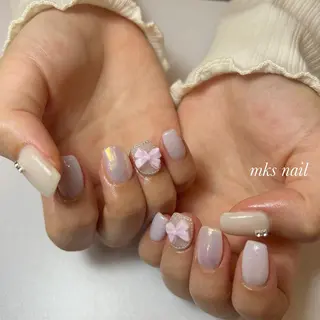 ネイル mks＊nail //  枚方長尾のネイルデザイン