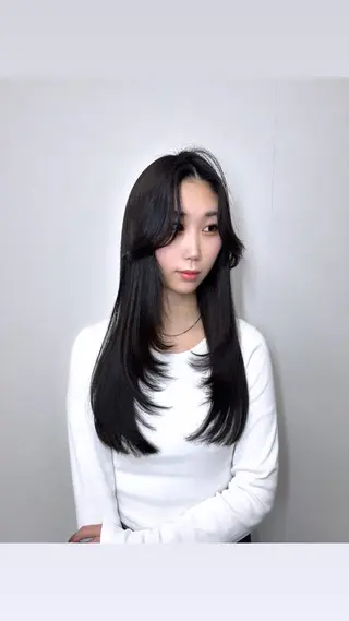 ロング 韓国ボブ特化/ 縮毛矯正/岩澤脩太のヘアスタイル