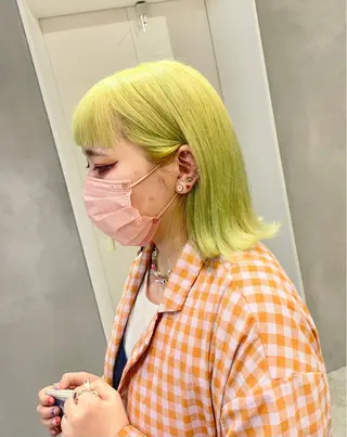 ショート カラー カット・ブリーチ TAIGAのヘアスタイル