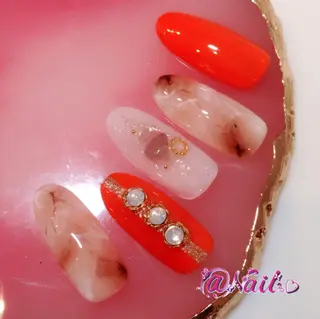 ネイル 小尾 栞のネイルデザイン