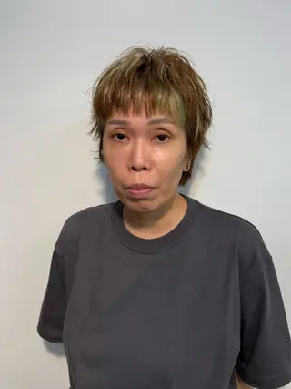 ショート カラー 大宮/デザインカラー /パーマ/サカイユウのヘアスタイル