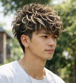 ショート パーマ メンズ 【パーマ特化美容師】 🔥Yoshiyaのヘアスタイル