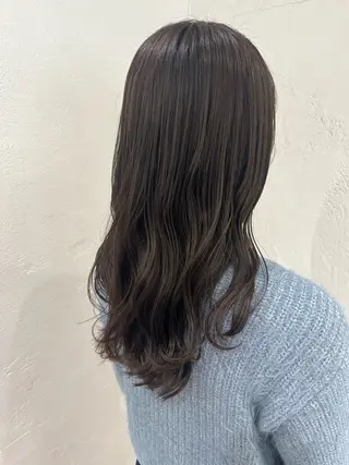 セミロング カラー 透明感カラー/ 髪質改善/レイヤーのヘアスタイル