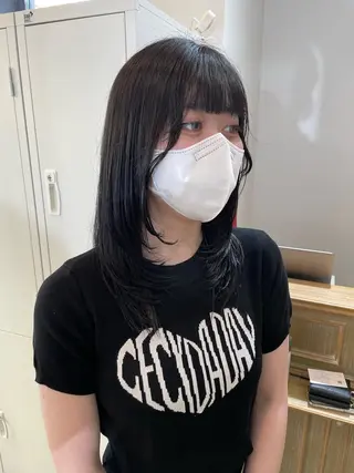 ロング やまもと けんたのヘアスタイル