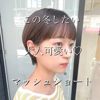 ショート カラー ショート/ボブ/ 透明感カラー/ほのかのヘアスタイル