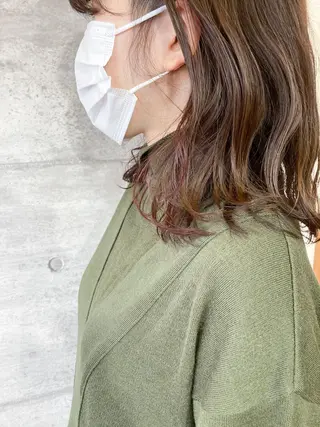 ミディアム カラー 小木曽智美 /ボブ/ショートのヘアスタイル