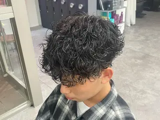 ショート カラー パーマ ヘアアレンジ メンズ キッズ ネイル マツエク・マツパ アイブロウ 🔥漢髪特化メンズ マネージャーYUKIのヘアスタイル