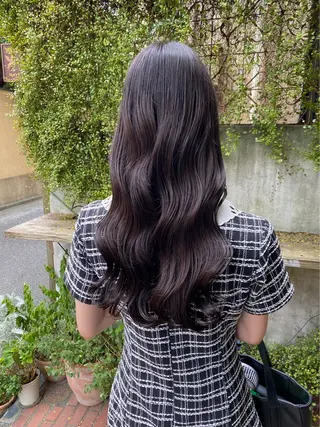 カラー うる艶カラー× ハイトーン/miuのヘアスタイル