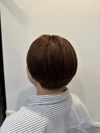 ショート MIRUKA/ 暖色カラー/ベージュのヘアスタイル